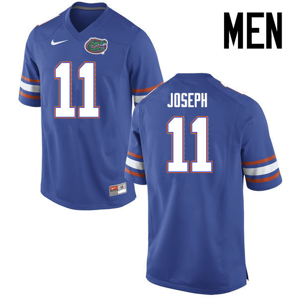 Men Florida Gators #11 Vosean Joseph College Football Jerseys Sale-Blue